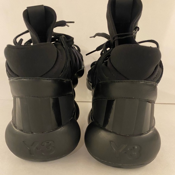 Adidas Y-3 Kyujo High Triple Black - US Size 11 - Picture 7 of 13